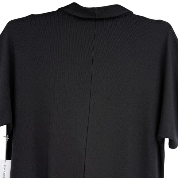 NWT Liz Claiborne Women's Open Front Short Sleeve Black Cardigan Sweater Sz XXL - Picture 5 of 11